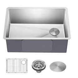 27" Undermount Stainless Steel Sink