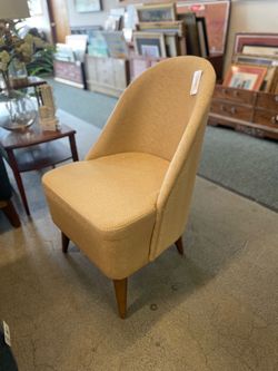 Petite Geometric Accent Chair (two available, priced/sold individually)