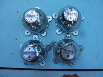 AMERICAN RACING 5 BOLT NEW PLACTIC HUB CAPS