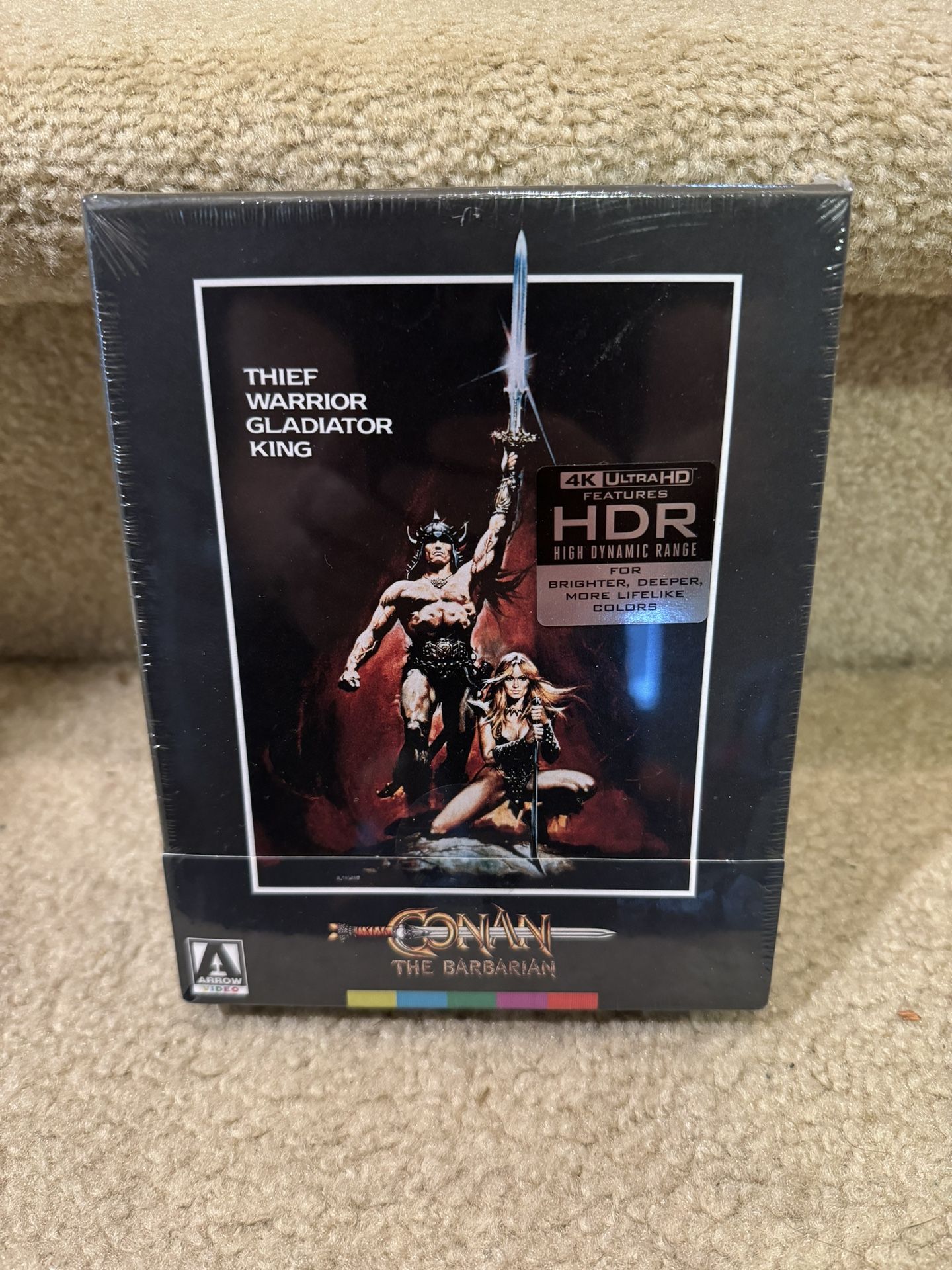Conan The Barbarian - Arrow Video 4K UHD Remaster- New in Box