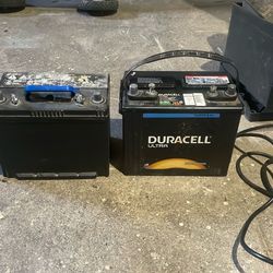 2 Deep Cycle Marine Batteries