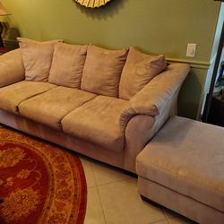 Beautiful Couch & Ottoman 