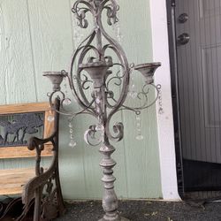 Candlera  Vintage Style ( supports 5 Candles )