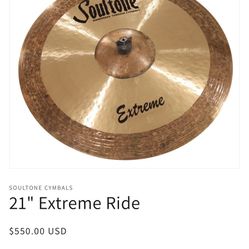 20” & 21” Crash Rides / 14” & 13” Hi Hats