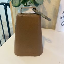 Antique Metal Cow Bell 
