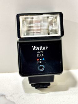 Vivitar Auto 2600 Camera Flash Hot Shoe Mount Electronic Flash Vintage