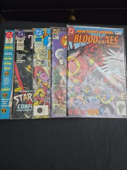 The New Titans Annual Issues 5,6,8,9 & 10