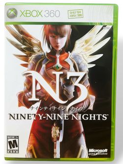 N3 Ninety-Nine Nights Xbox 360 CIB Tested Working Excellent Condition
