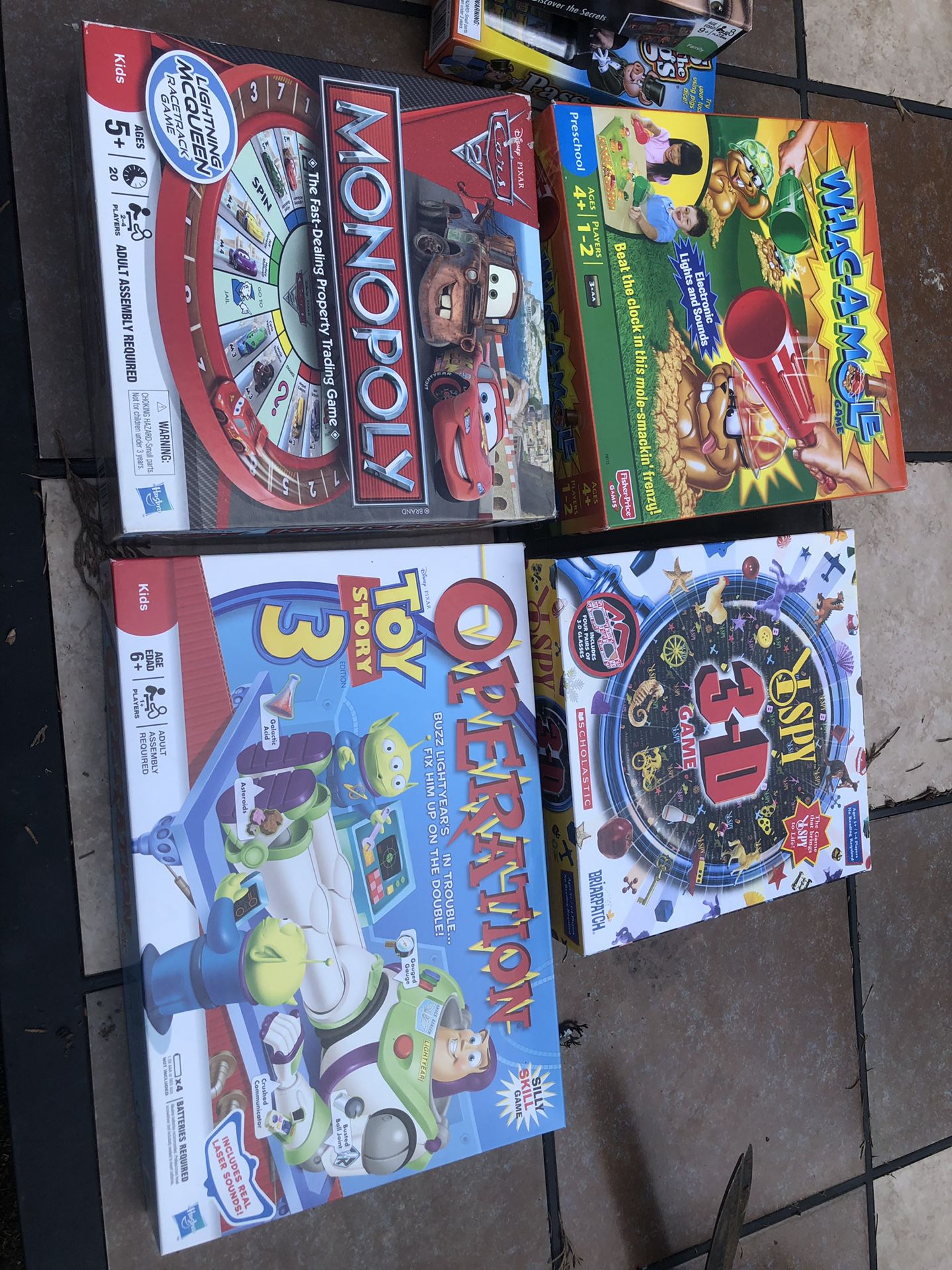 Younger kid board games