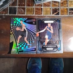 2 Victor Wembanyama Cards