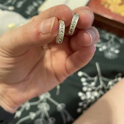 Gorgeous Diamond Hoops