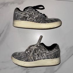 Bapesta Low M2 20th Anniversary Pack Zebra Size 9