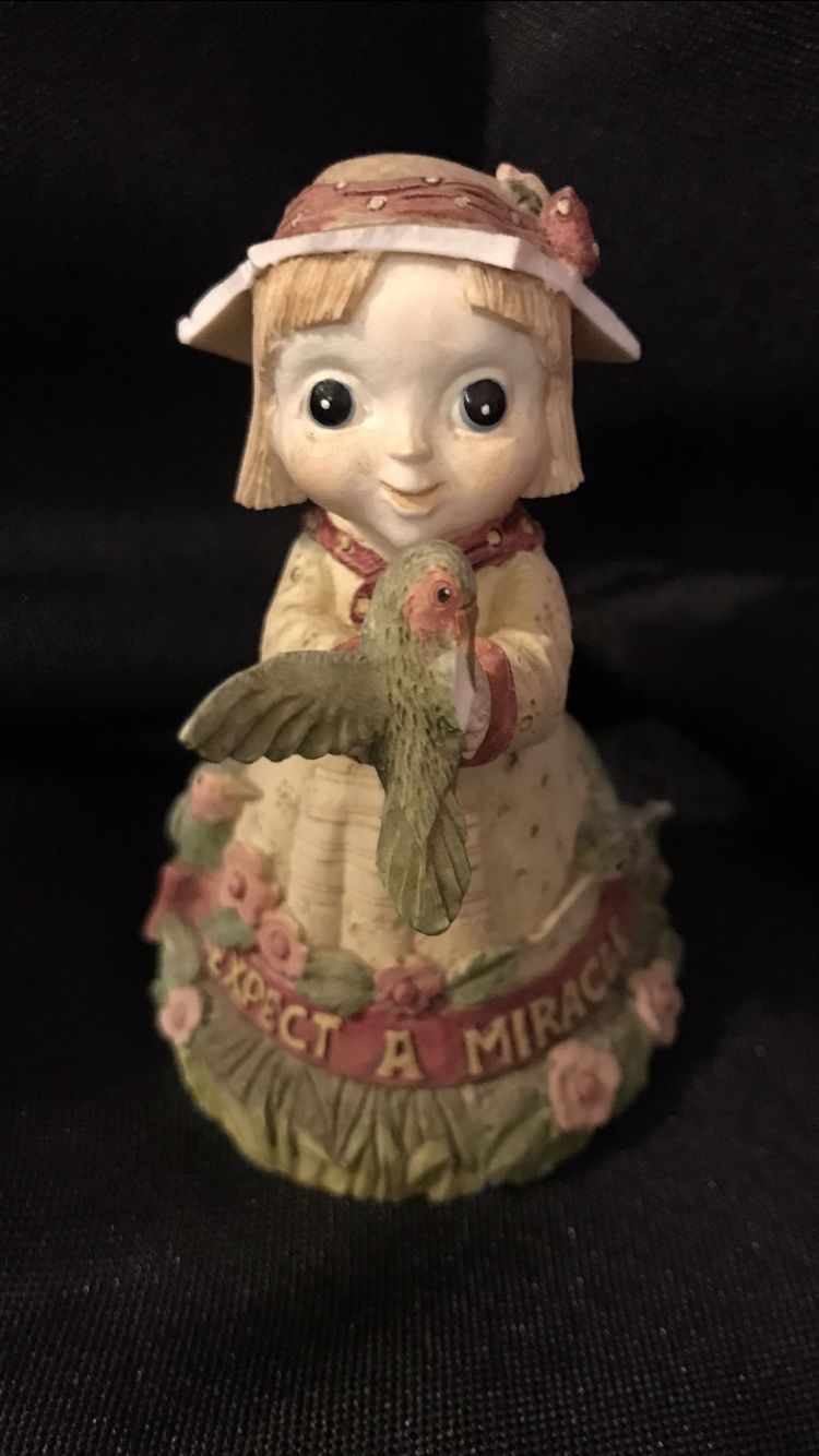 EXPECT A MIRACLE ..Collectible Porcelain Figurine