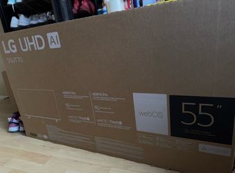 LG - 55” Class UT70 Series LED 4K UHD Smart webOS TV (2024) semi-used open box