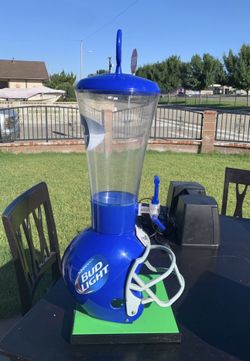 128 oz Bud light Football Helmet Beer Dispenser $80