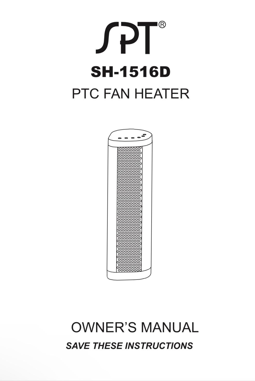PELONIS NTH15-17BRA Portable 1500W Vertical and Horizontal Ceramic Tower Space Heater, Internal Oscillation, ntrol, Programmable 