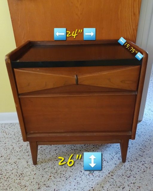 MCM Cherry End Table/Nightstand 