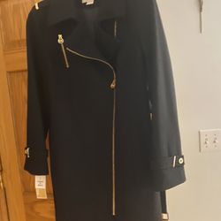 MK black Coat Size 16
