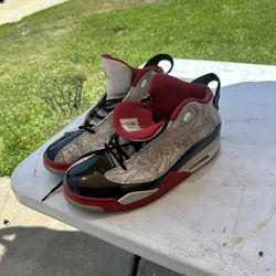 Nike Air Jordan Dub Zero Varsity Red 2005 3110046-160 Men's Size 13