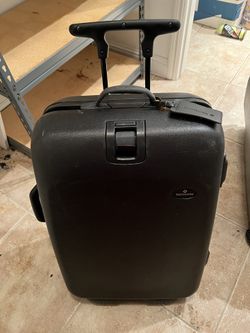 Vintage Samsonite Hardshell Combination Locking Rolling Travel Suitcase