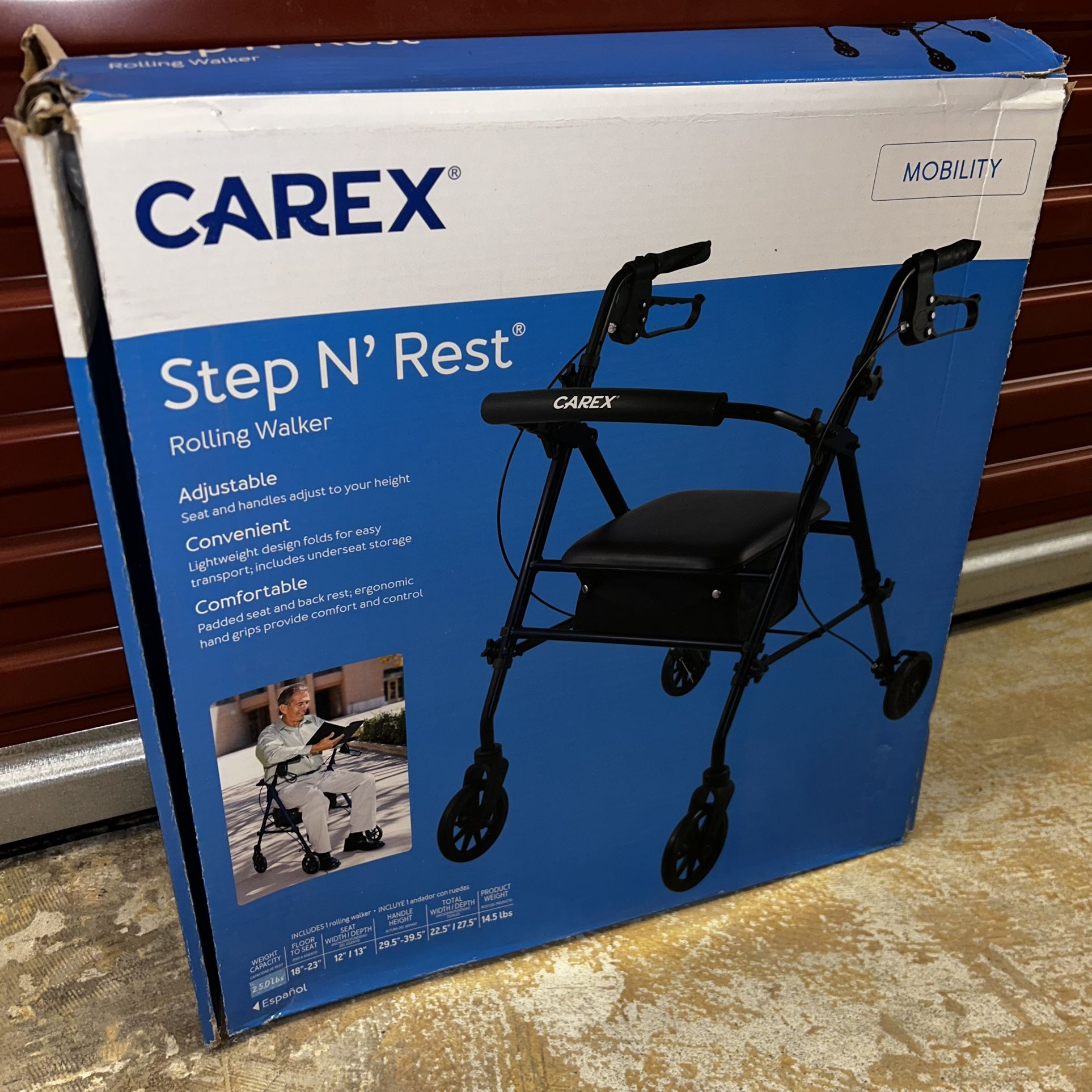 Step N Rest Rolling Walker