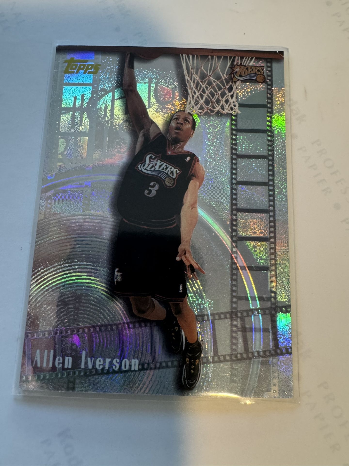 Allen Iverson Refractor Topps HR6