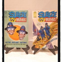 🤬 Sleeze Brothers 🤬 Comic Books (2pcs) - Issue #1 & #2 **Mature Reading**