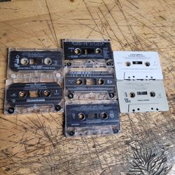 7 Rap Cassettes - Ice Cube Public Enemy Coolio + More