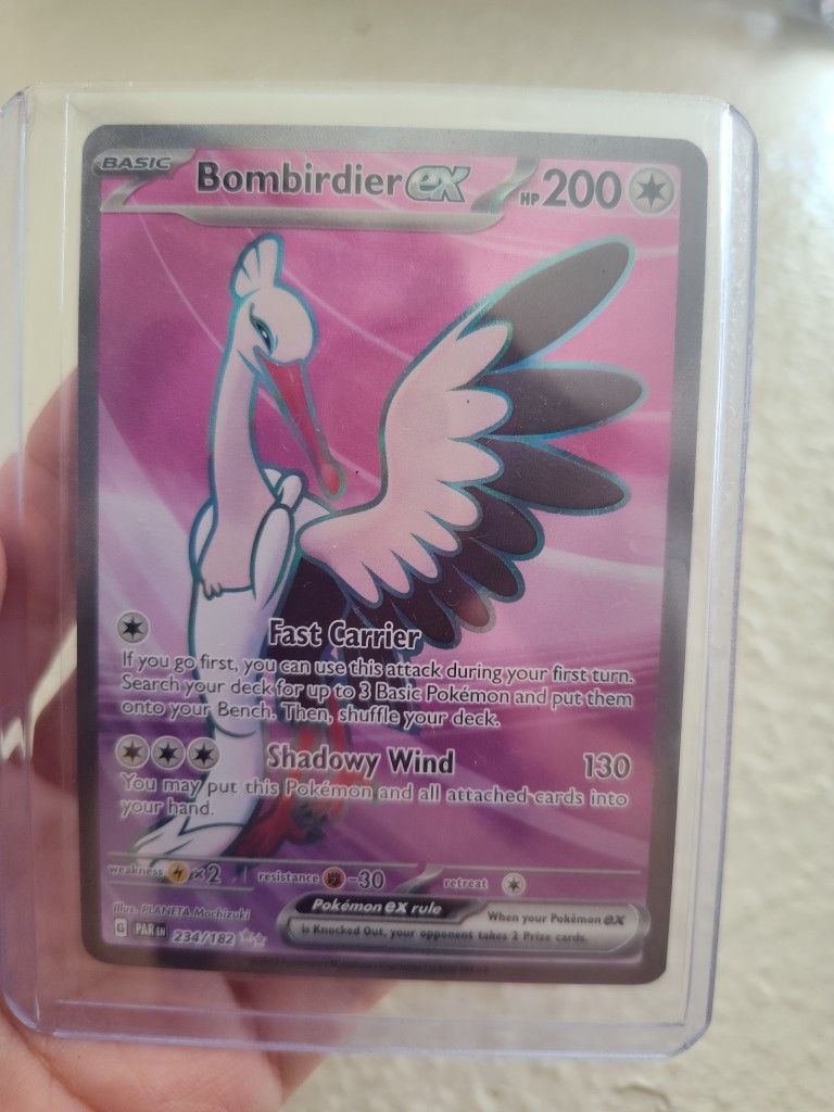 Bombirdier EX Paradox Rift #234/182 Pokemon Card