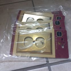 Metal Wall Plate , Baldwin hardware, Solid Brass