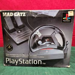PS1 Mad Catz Racing Wheel