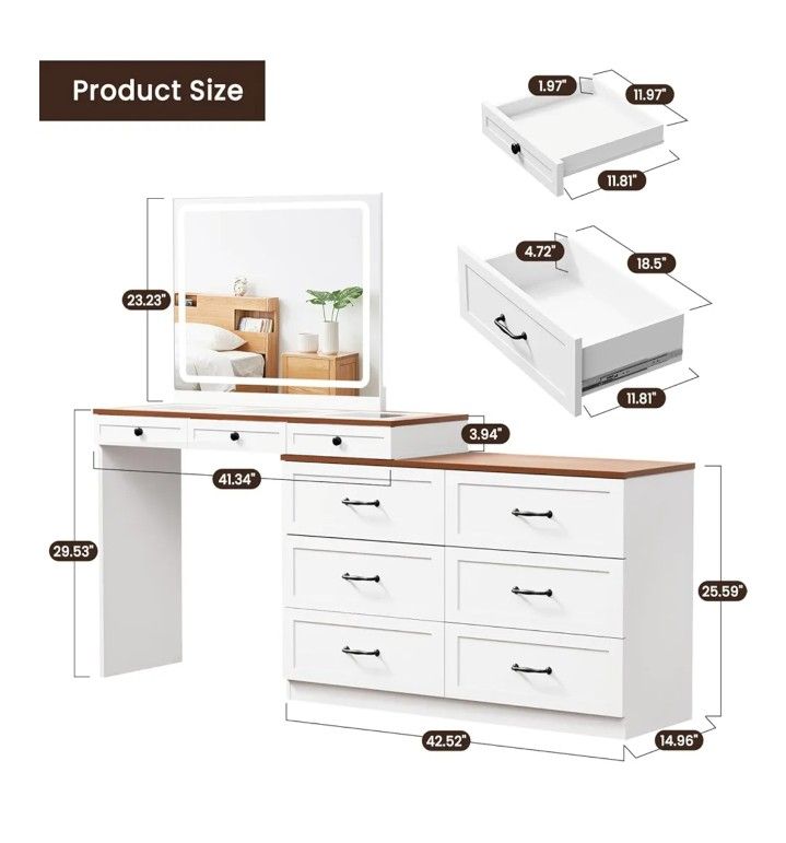 Desk Without Mirror