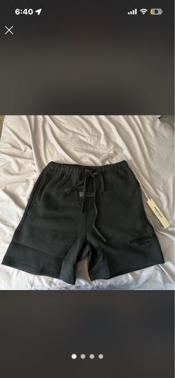 Mens XS Essential Fear of God Black Shorts