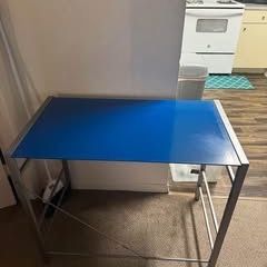 Kid’s Blue Metal Desk