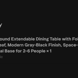 Extendable around Table