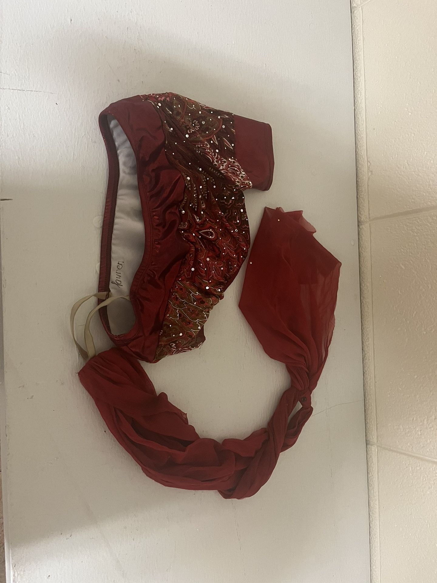 Girls Size 7 (Approximately) belly dancer costume