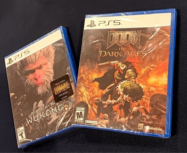 Black Myth Wukong/ Doom The Dark Ages PS5 Game Bundle