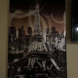 Eiffel Tower Wall Decor Poster