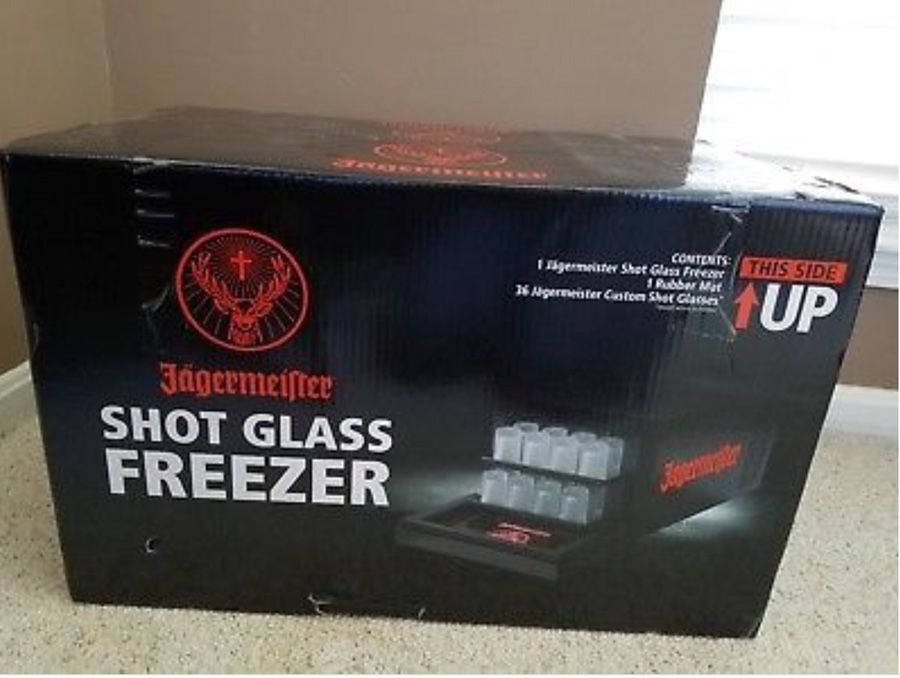 Jagermeister shot glass freezer