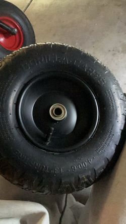 Gorilla Carts 13" 4.00-6 Turf Tire and Wheel