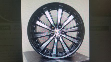 19" Wheels Fit BMW 3 Series, 328, 335i, 528i, 535, 5 Series With Tires Staggered.