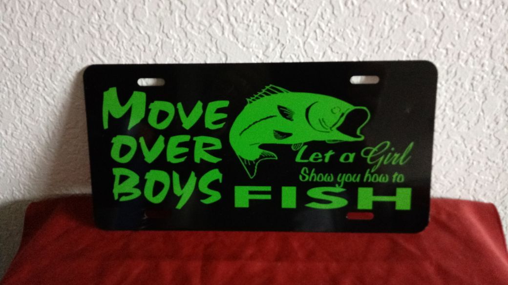 Girls Fishing tin.