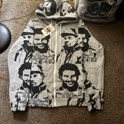 Asaali light grey ss19 cartel hoodie 