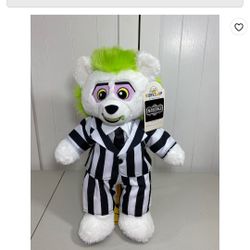 Build-A-Bear Halloween Beetlejuice Plush Teddy