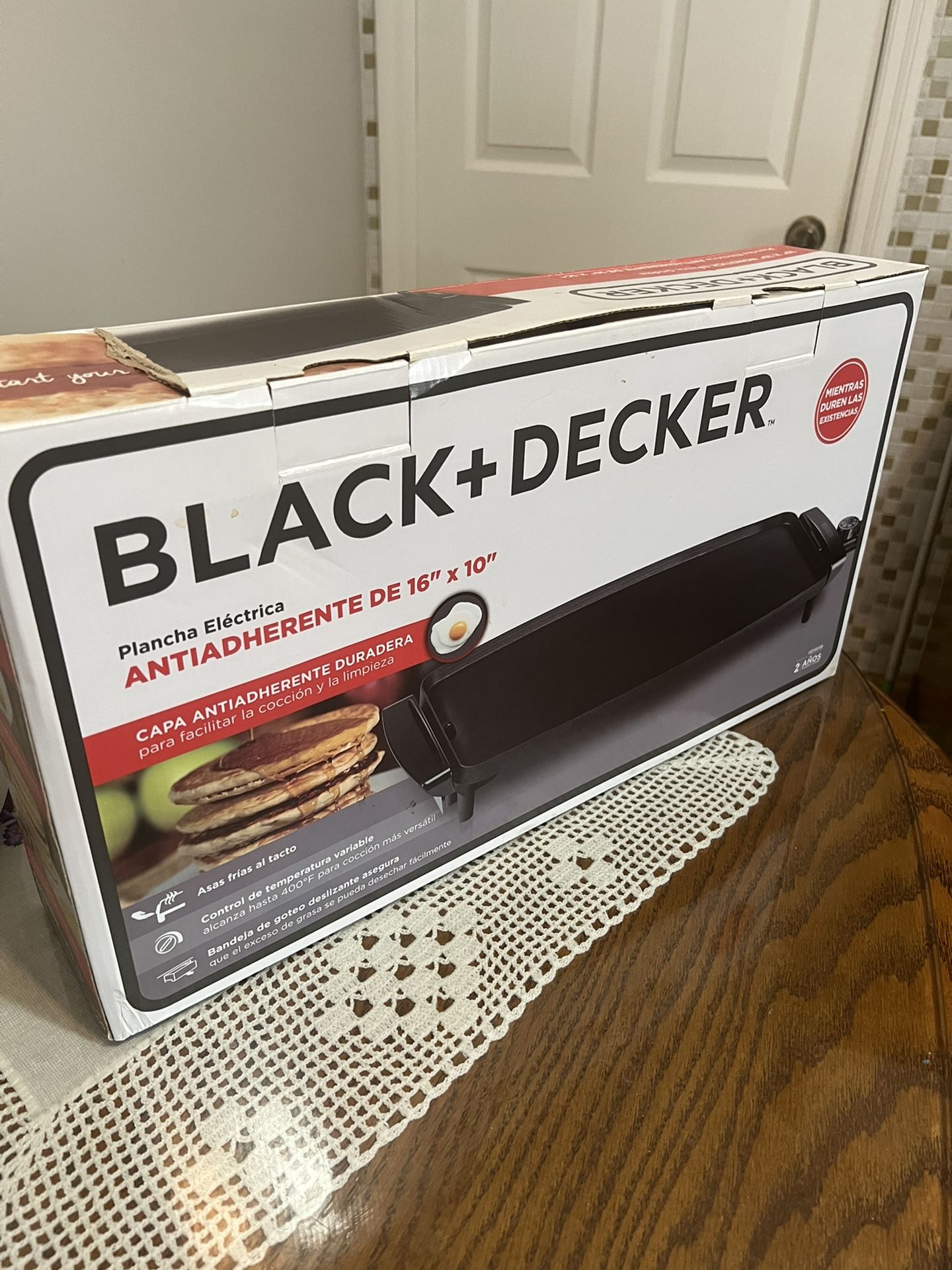Black&decker 16”x10”nonstick Electric Griddle