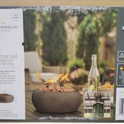 Threshold Outdoor Gas Table Top Round