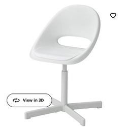 IKEA Kids White Desk Chair (LOOKS GRT)