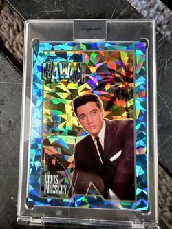 🌺🔥 ELVIS PRESLEY KEEPSAKE GREETINGS FROM HAWAII CRACKED ICE /100 🔥🌺