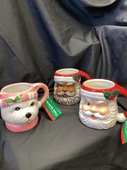 Sleigh Bell Bistro 10oz Ceramic Mugs Each Mug Sold Separately