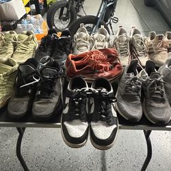11 Pairs of Mix Nike, Adidas, Saucony, and Misc Brands - $50 for all